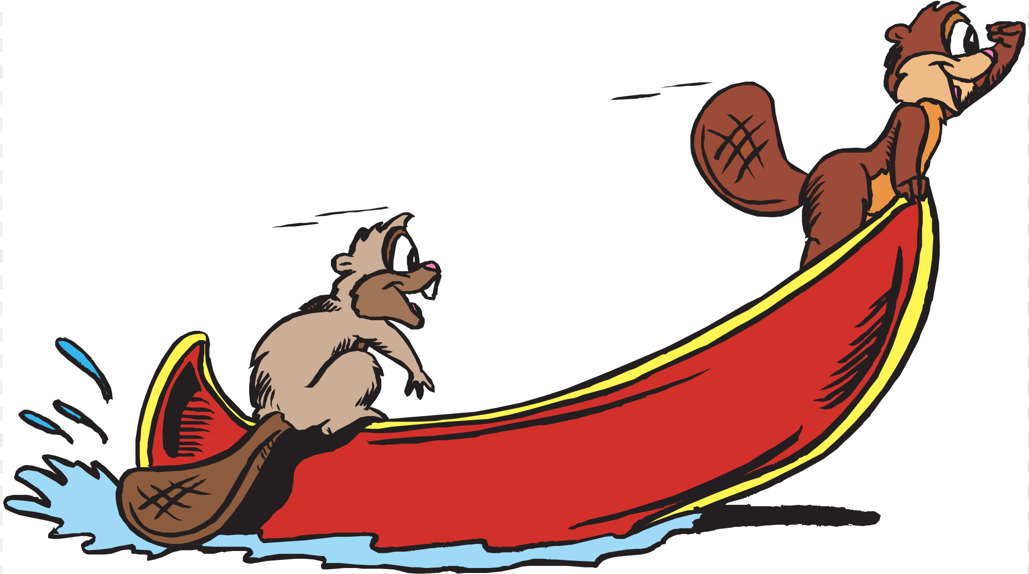 Beavers-in-Canoe