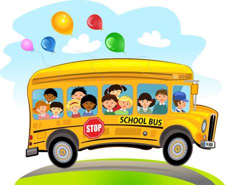 SchoolBus KidsBalloons